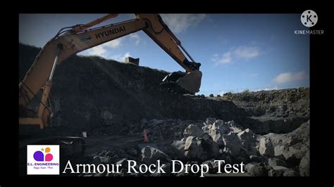 rock drop test|Dynamic performance of energy.